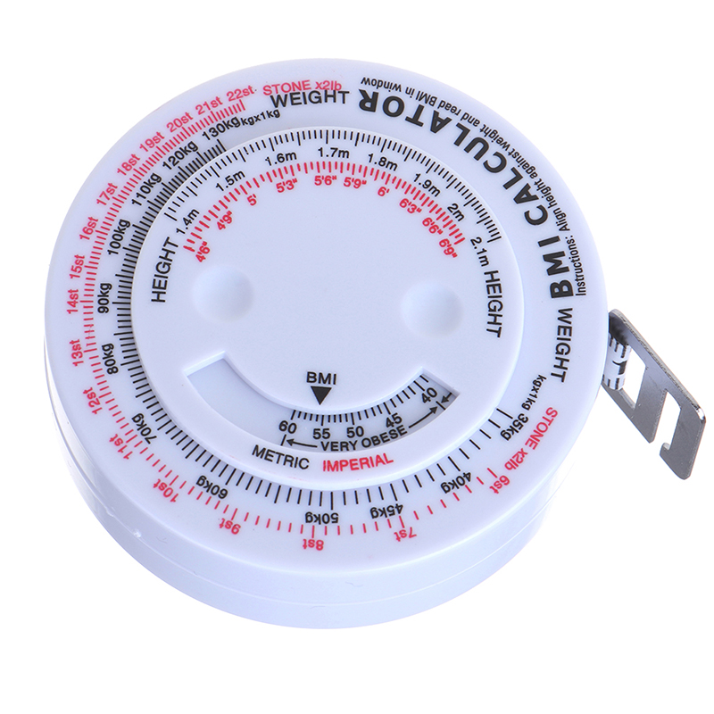 Bmi Ruler Scale 1.5m Soft Tape Measure Double Scale Body Sewing Flexible Ruler For BMI ...