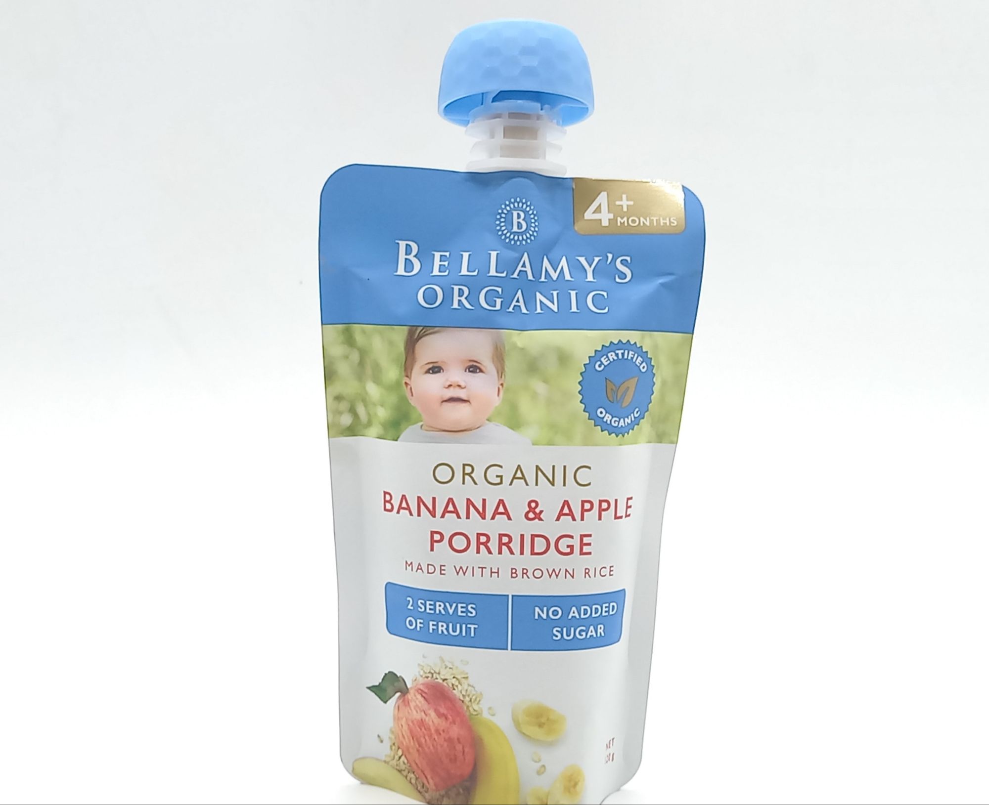 Bellamy's Organic Banana and Apple Porridge 4+Months 120g Daraz
