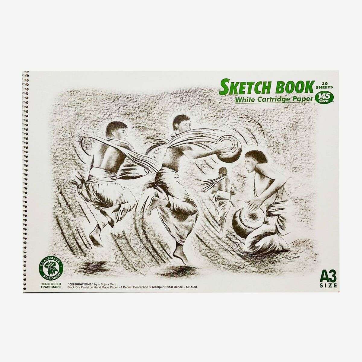 Askprints Drawing Book  Sketch Book for Kids A4 Size 36 Pages Blank Acid  Free AD005 Pack of 4  Amazonin Home  Kitchen