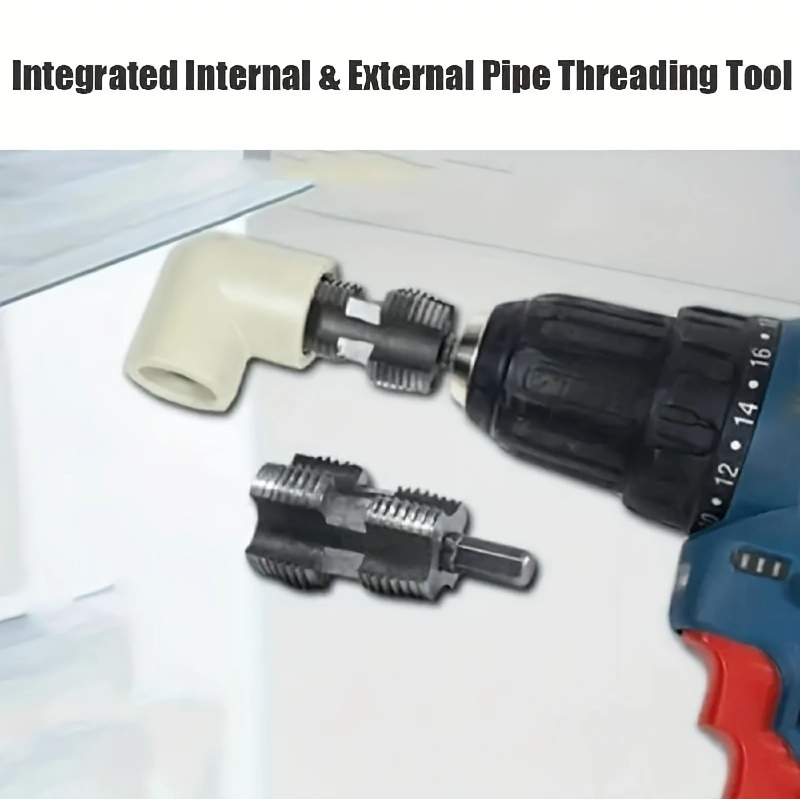 2025 Pipe Threading Tool Kit - Internal & External Cutter for 1/2" & 3/ ...