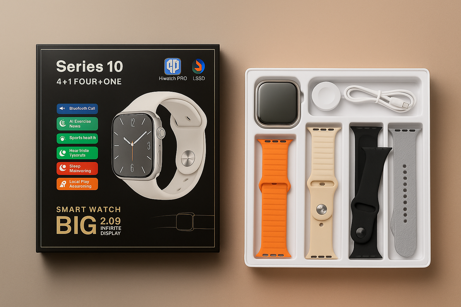 Series 10 Smart Watch 2.09” Display – Heart Rate, Sleep & Sports Monitor