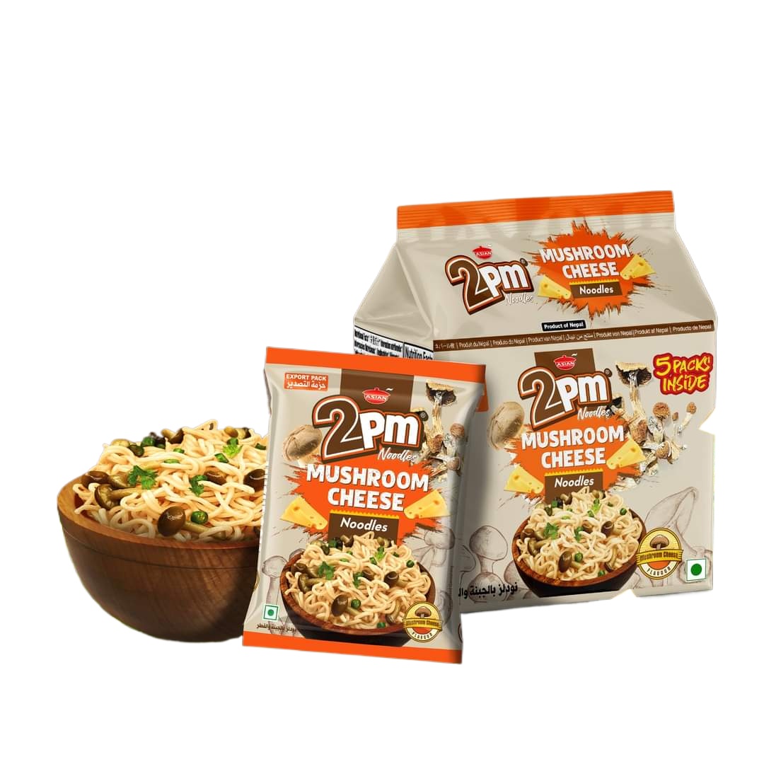 2pm Mushroom Cheese Noodles Pack of 5 - 500 gm
