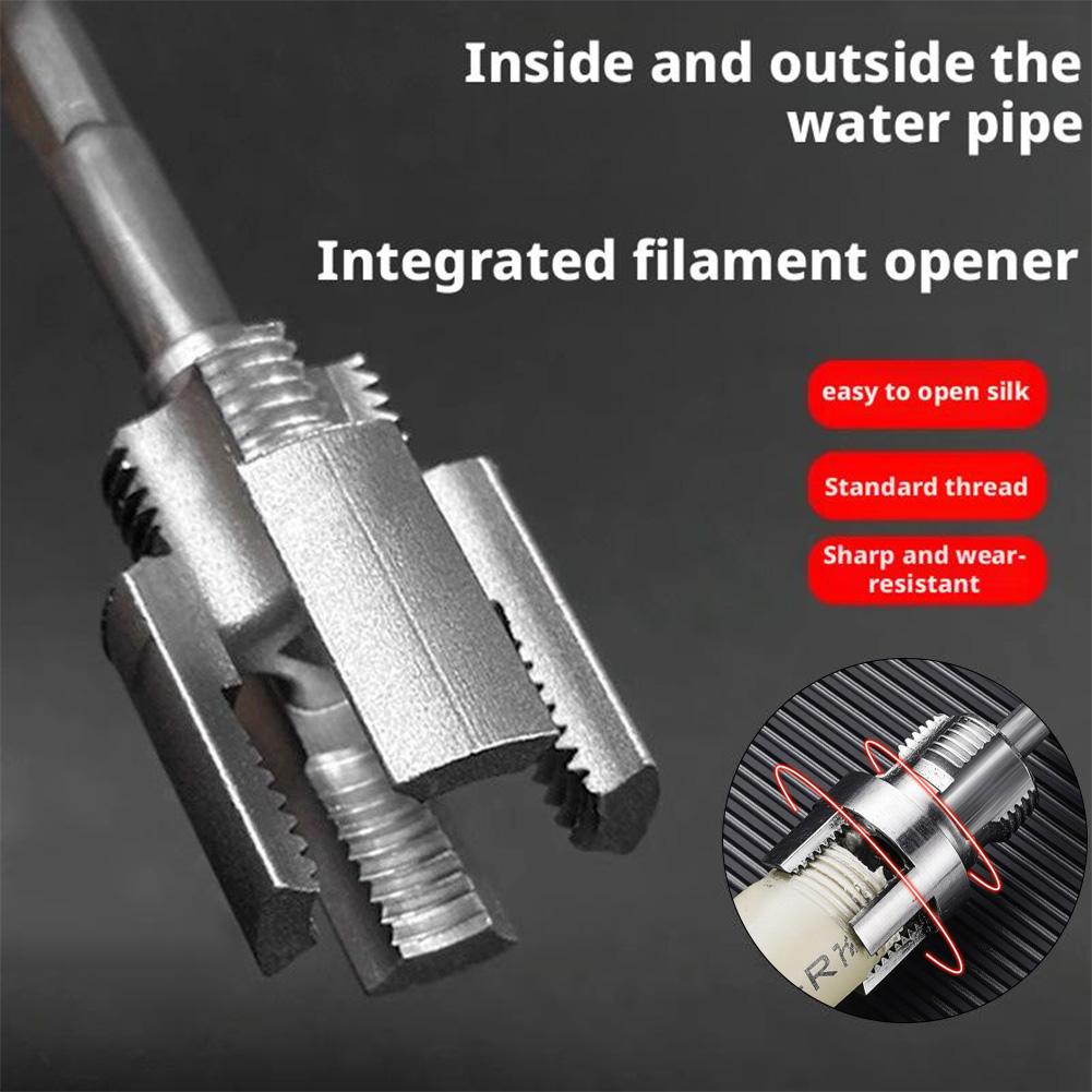Pvc Thread Cutter Tool 1/2'' 3/4'' PVC Pipe Threading Tool Metal Internal & External Pipe ...