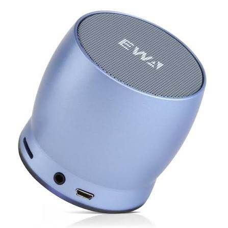 Ewa A150 Sky Blue Small Round Mini Portable Bluetooth Speaker Built-In ...