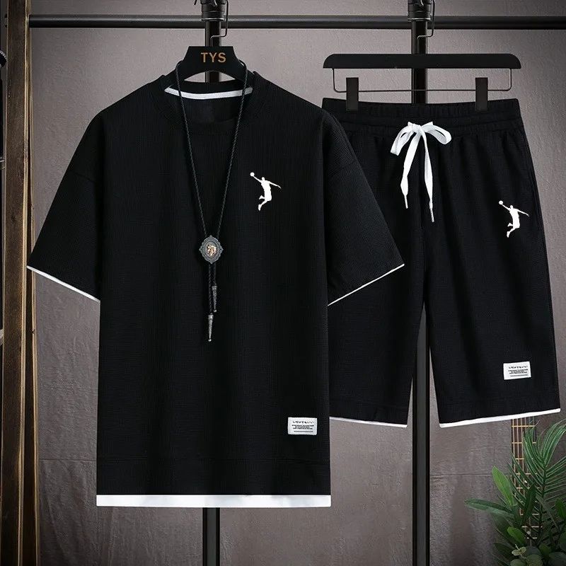 Summer Premium T-Shirt And Half Pant Set For Men