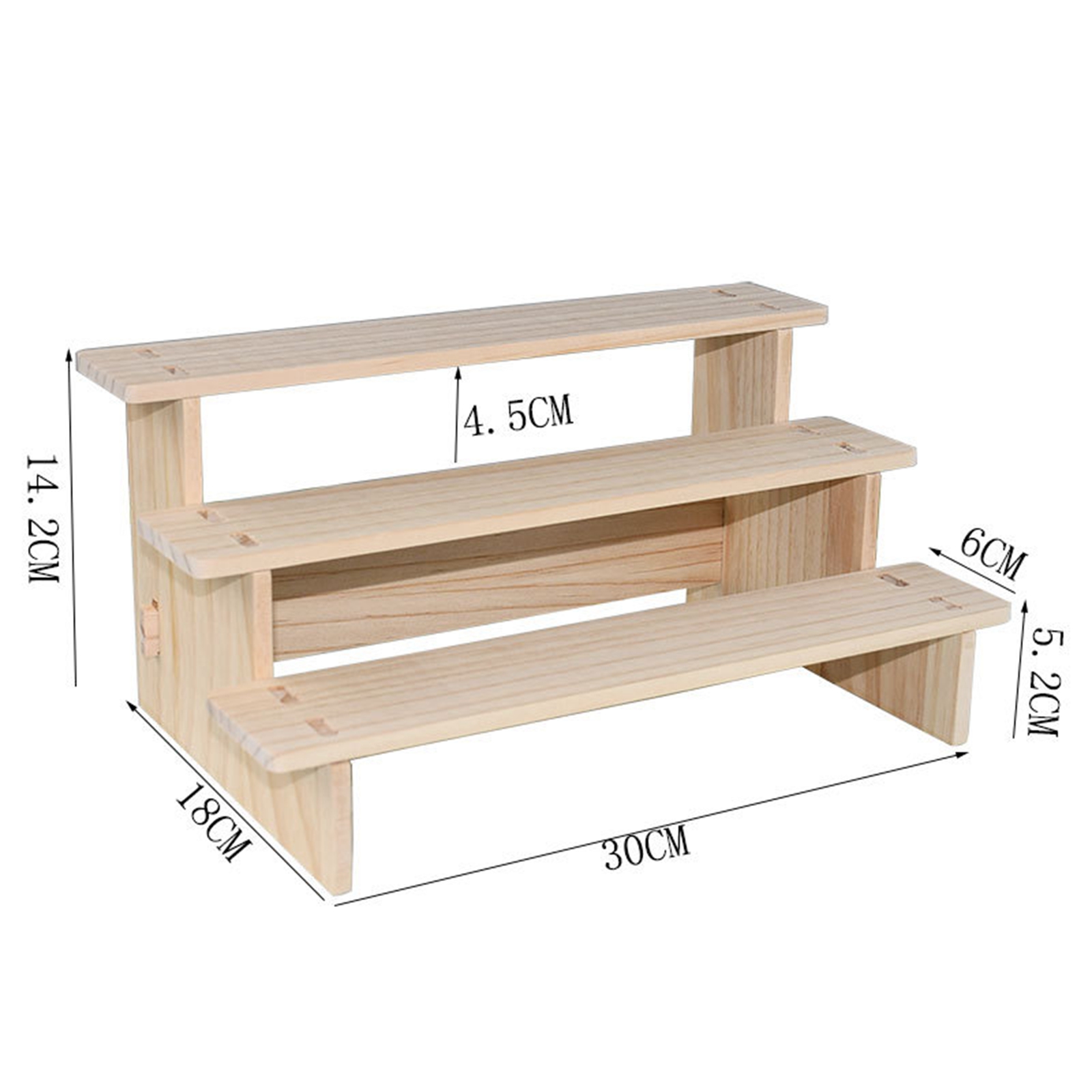 Wood Display Riser Wood Display Riser Stand for Dessert Figurines ...
