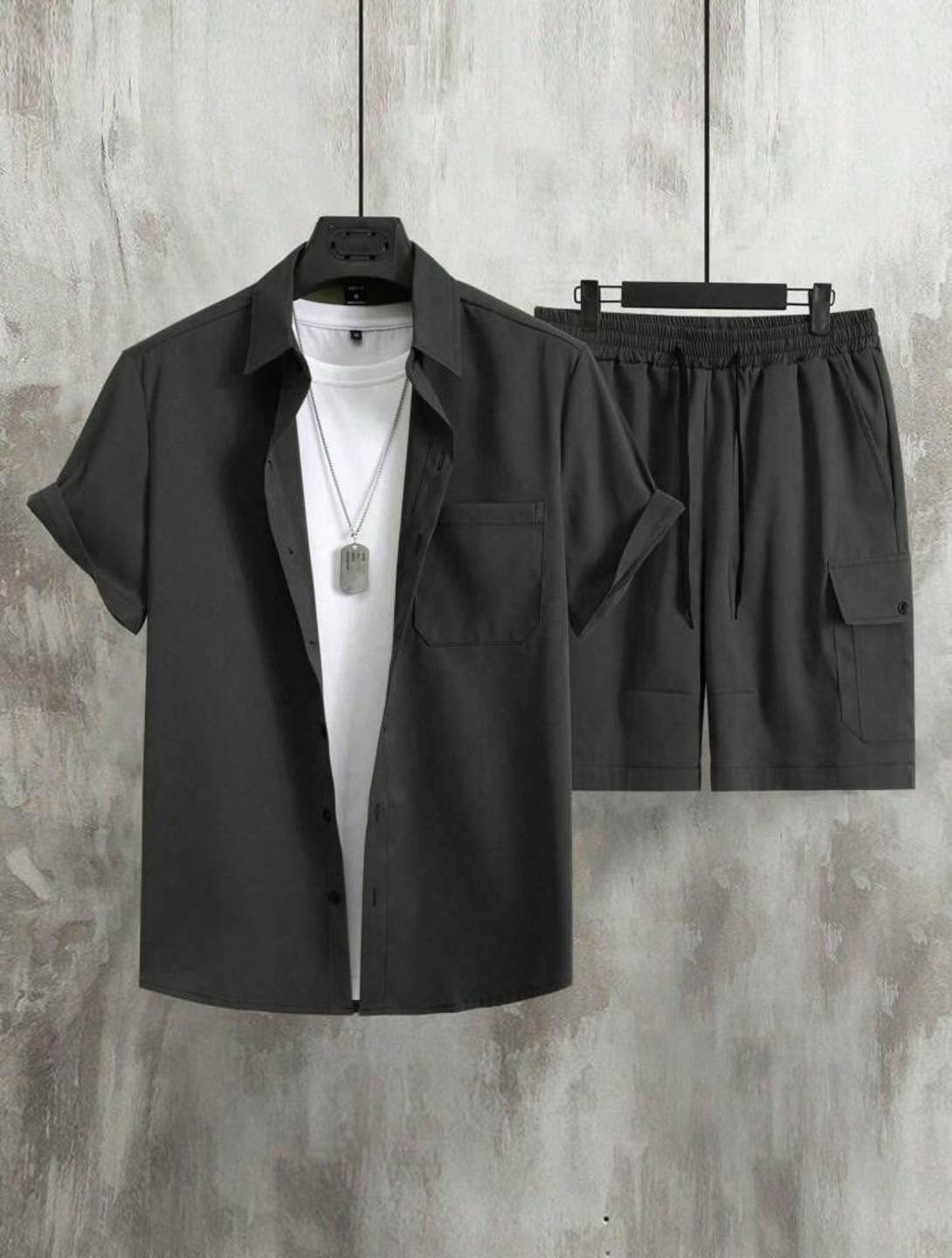 Men's Half_sleeve Shirt &Shorts Suits