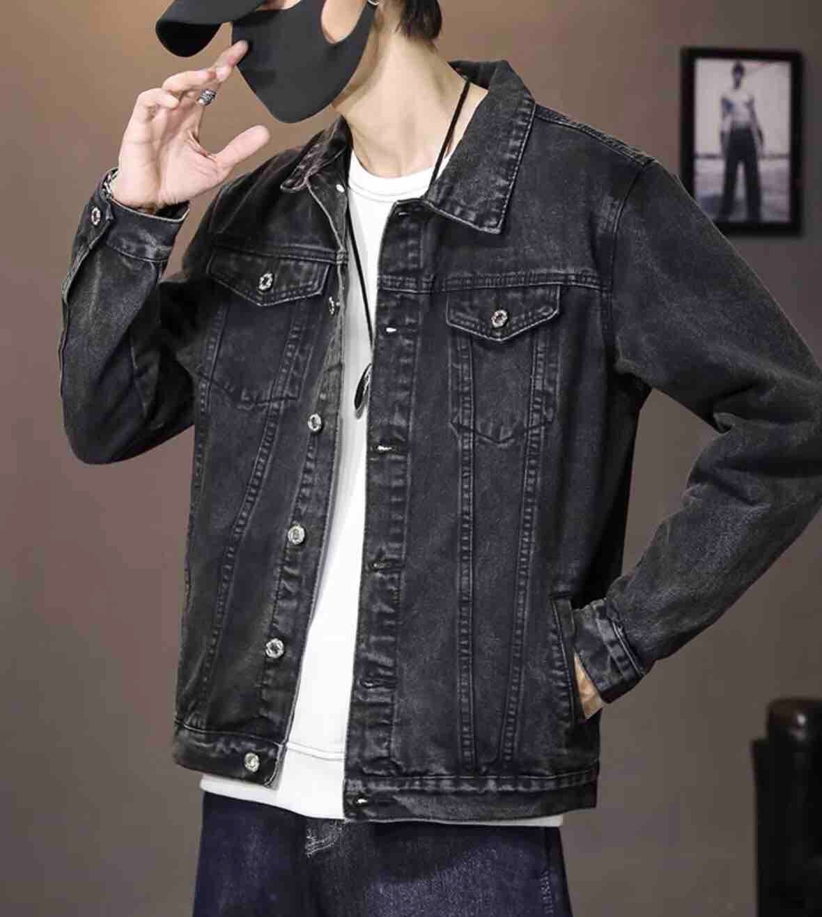 black wash jean jacket