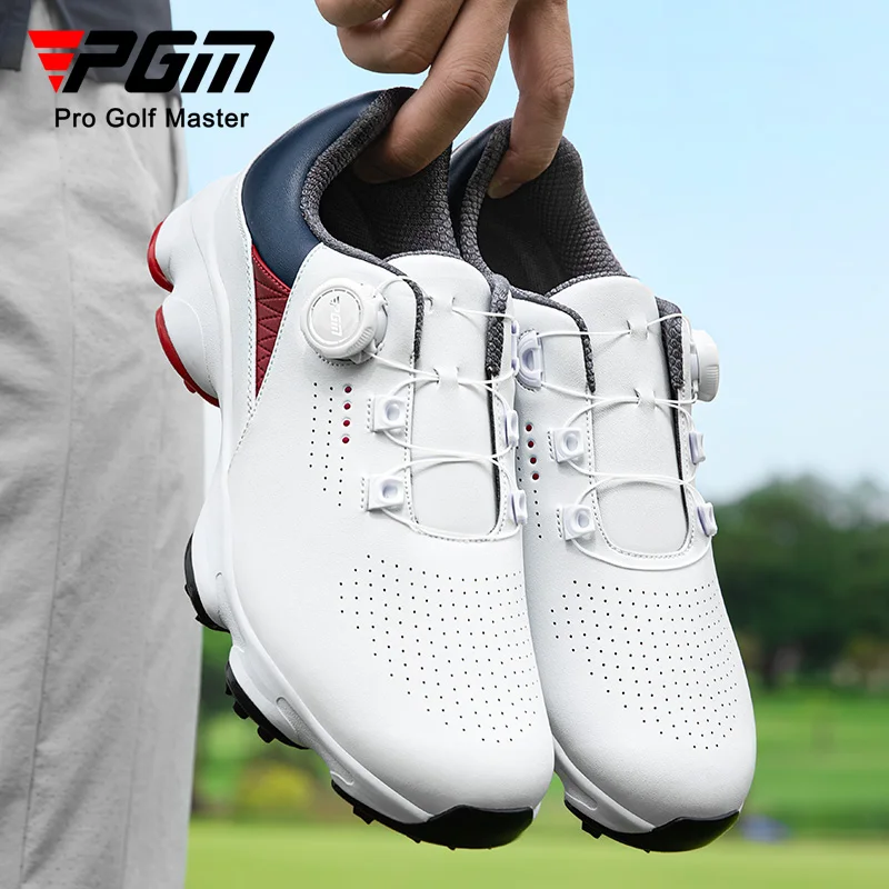 PGM Golf Shoes Summer Outdoor Sports Casual Sneakers For Men Shock Absorbent Anti Slip Breathable Athletic Footwear