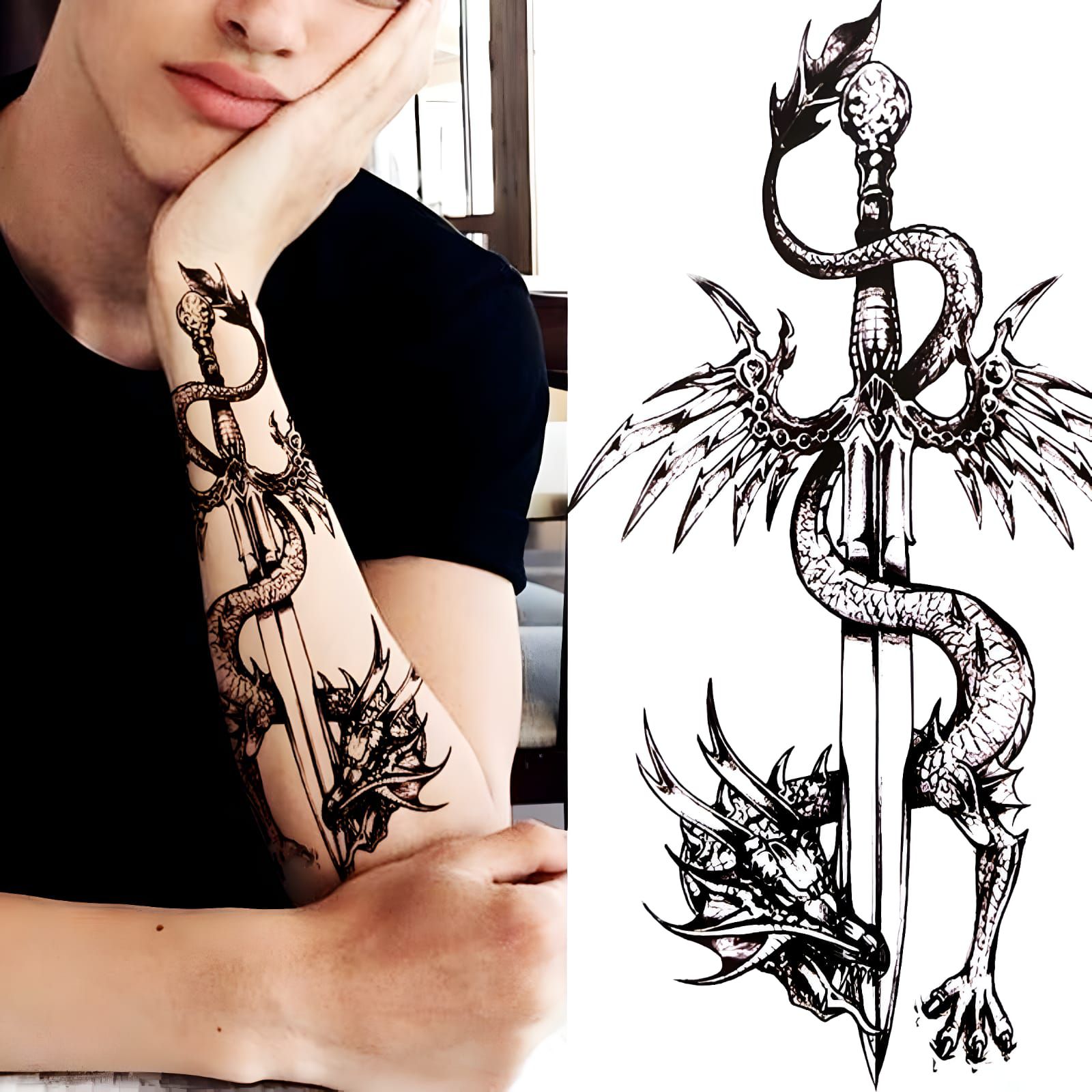 AWLEE Temporary Tattoos for Men and women,10 Sheets Nigeria | Ubuy