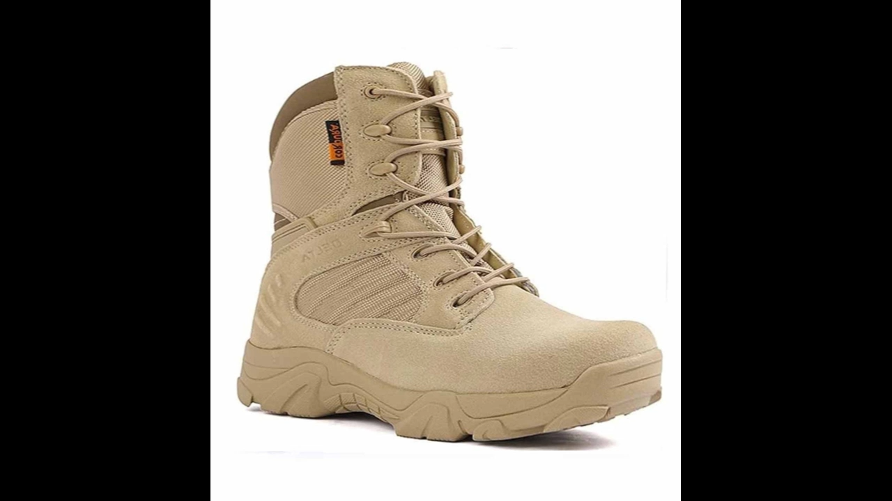 Delta Leather Tactical Boots-Non-Slip Desert Hiking Outdoor