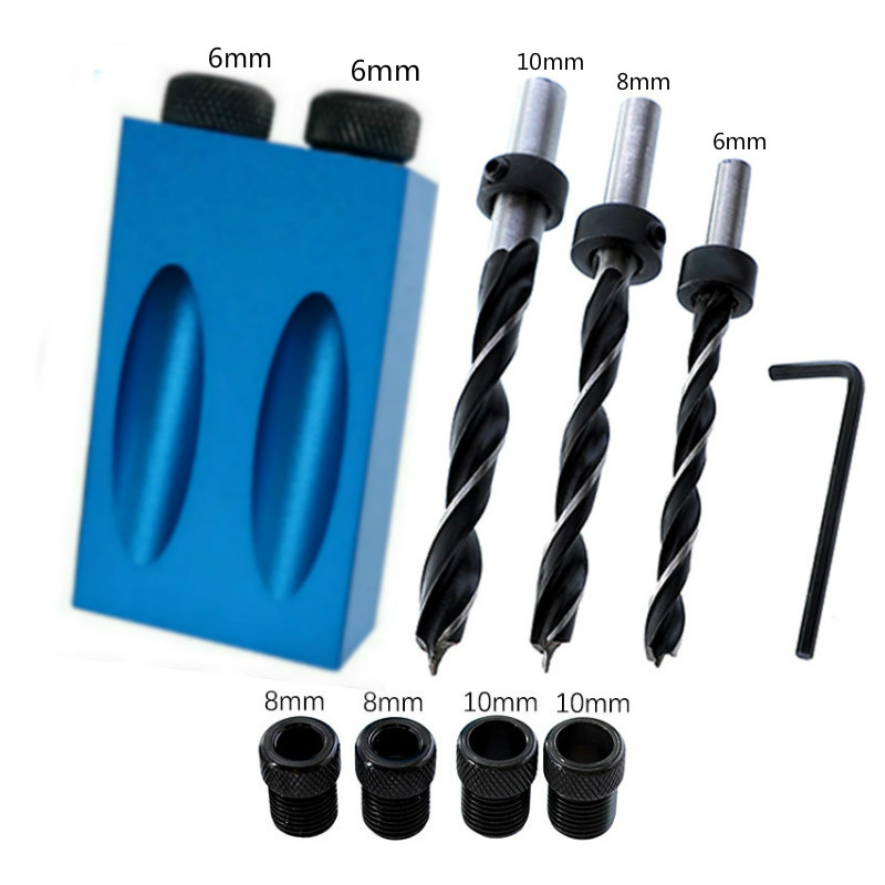Oblique Hole Locator Set Or 4 Inches F-type Woodworking Clamp, 15 ...