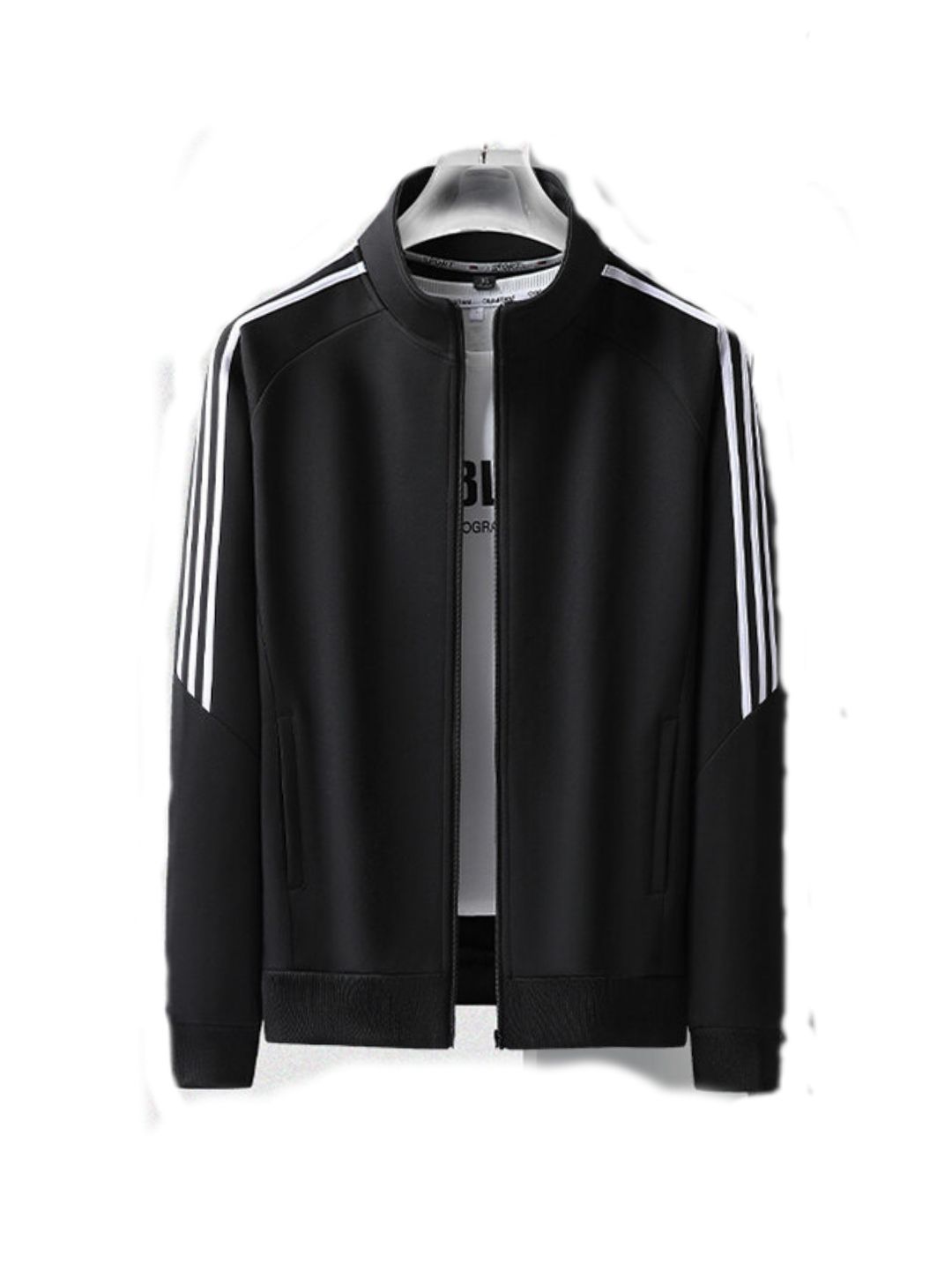 New Summer MenS Comfortable Black Pullover Jacket Fashion Jackets For Men MenS Wear Sport Jackets