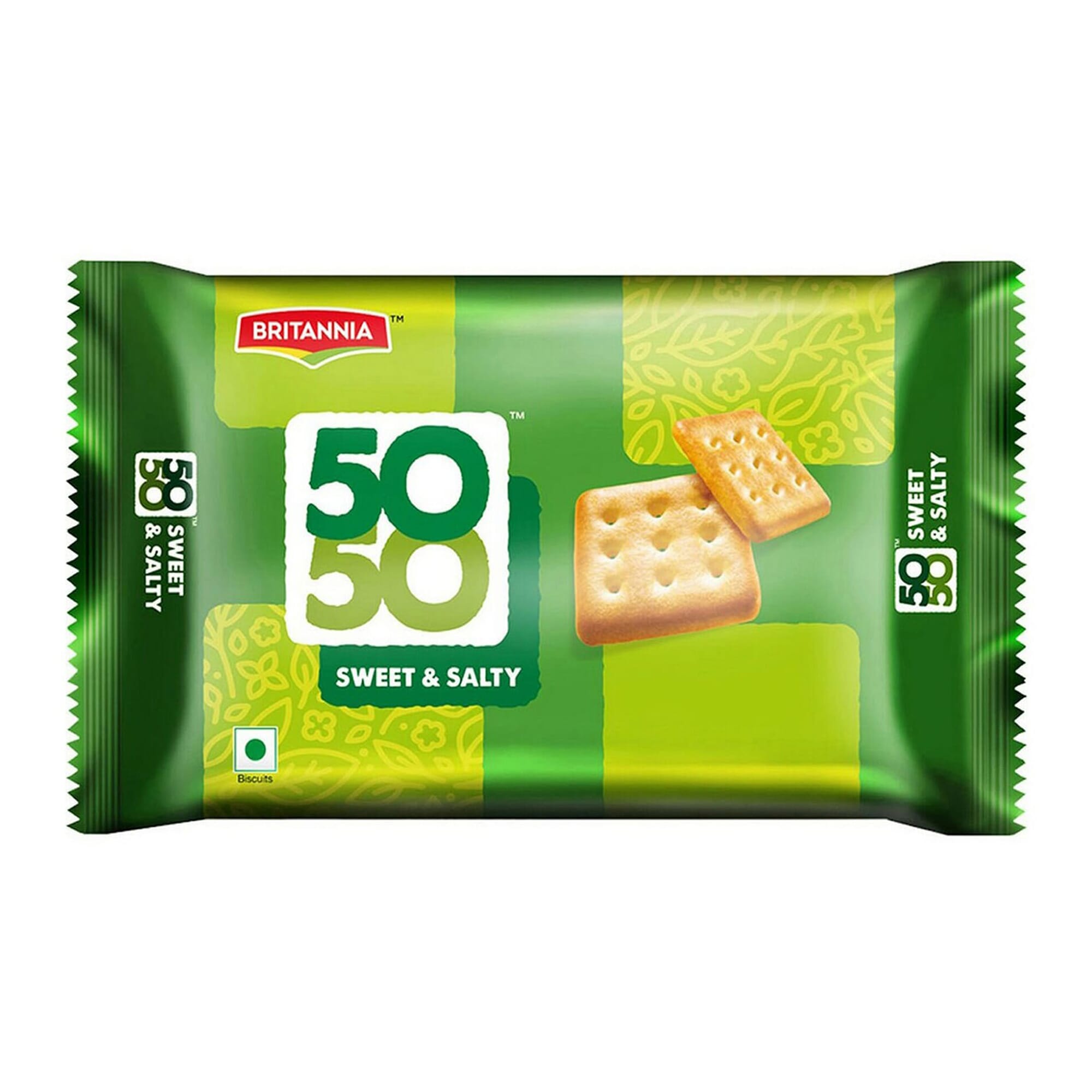 Britannia 50-50 Sweet & S Biscuits 150g
