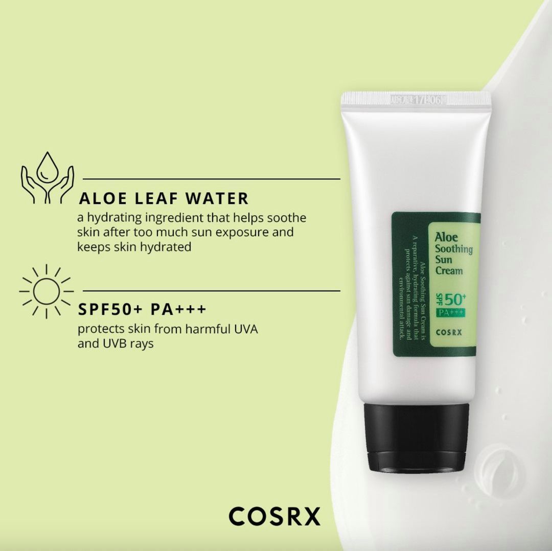 cosrx aloe soothing sun cream allegro