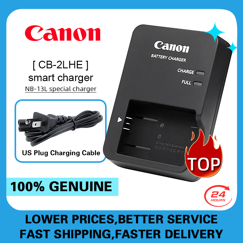 Canon CB-2LHE original charger for Canon NB-13L battery Canon