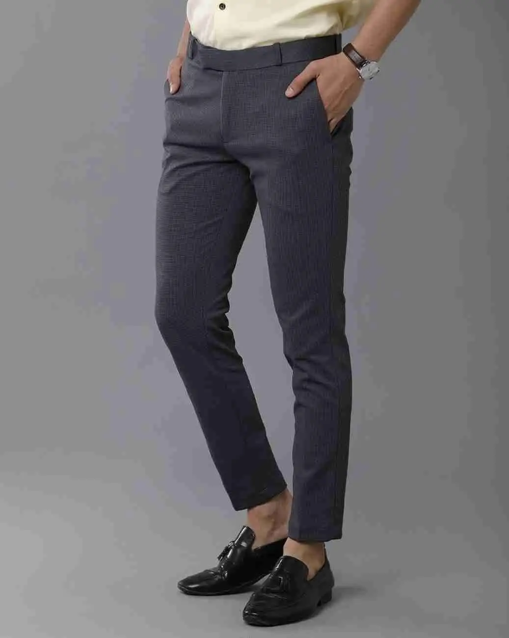 Skinny Fit Formal Stretchable Pant For Men's
