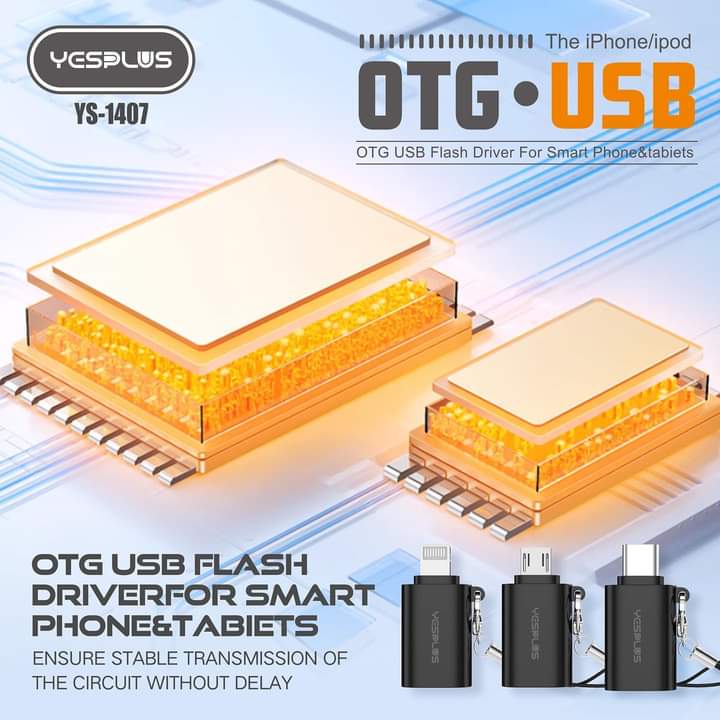 YESPLUS OTG USB Flash Driver For Smart Phone For Micro/TypeC/Lighting ...