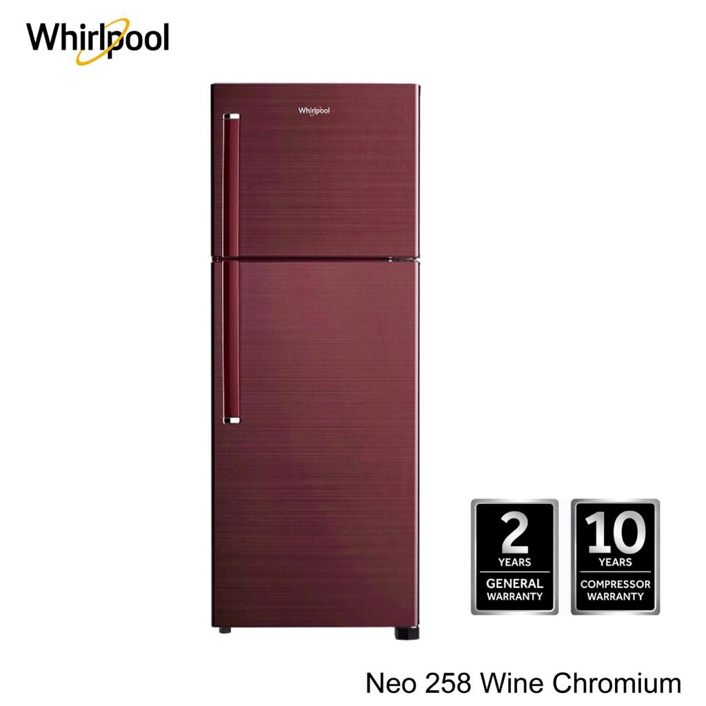 whirlpool neo fresh 245l frost free double door refrigerator