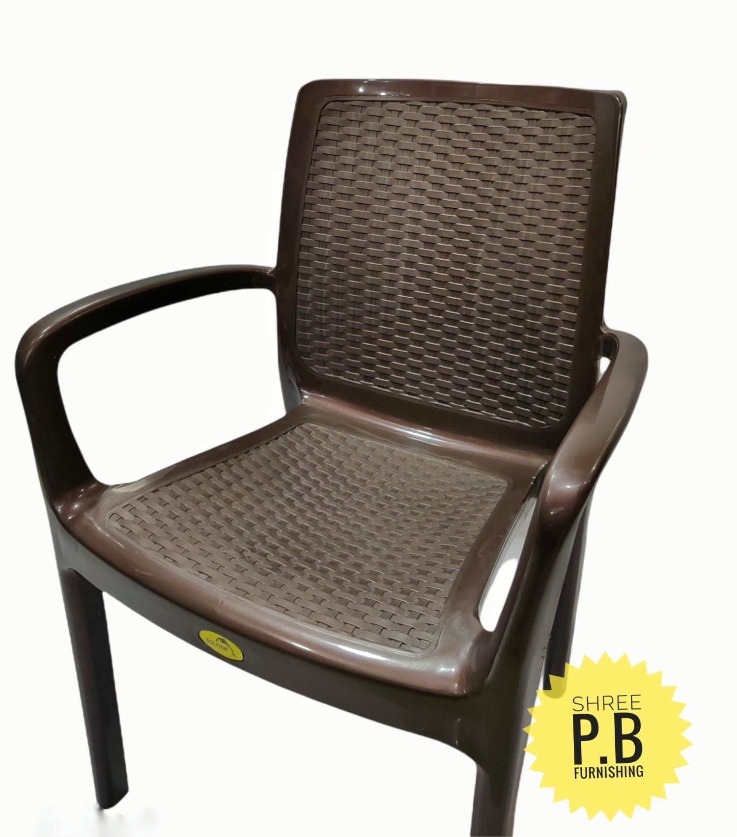 Dolphin gold plastic online chair price