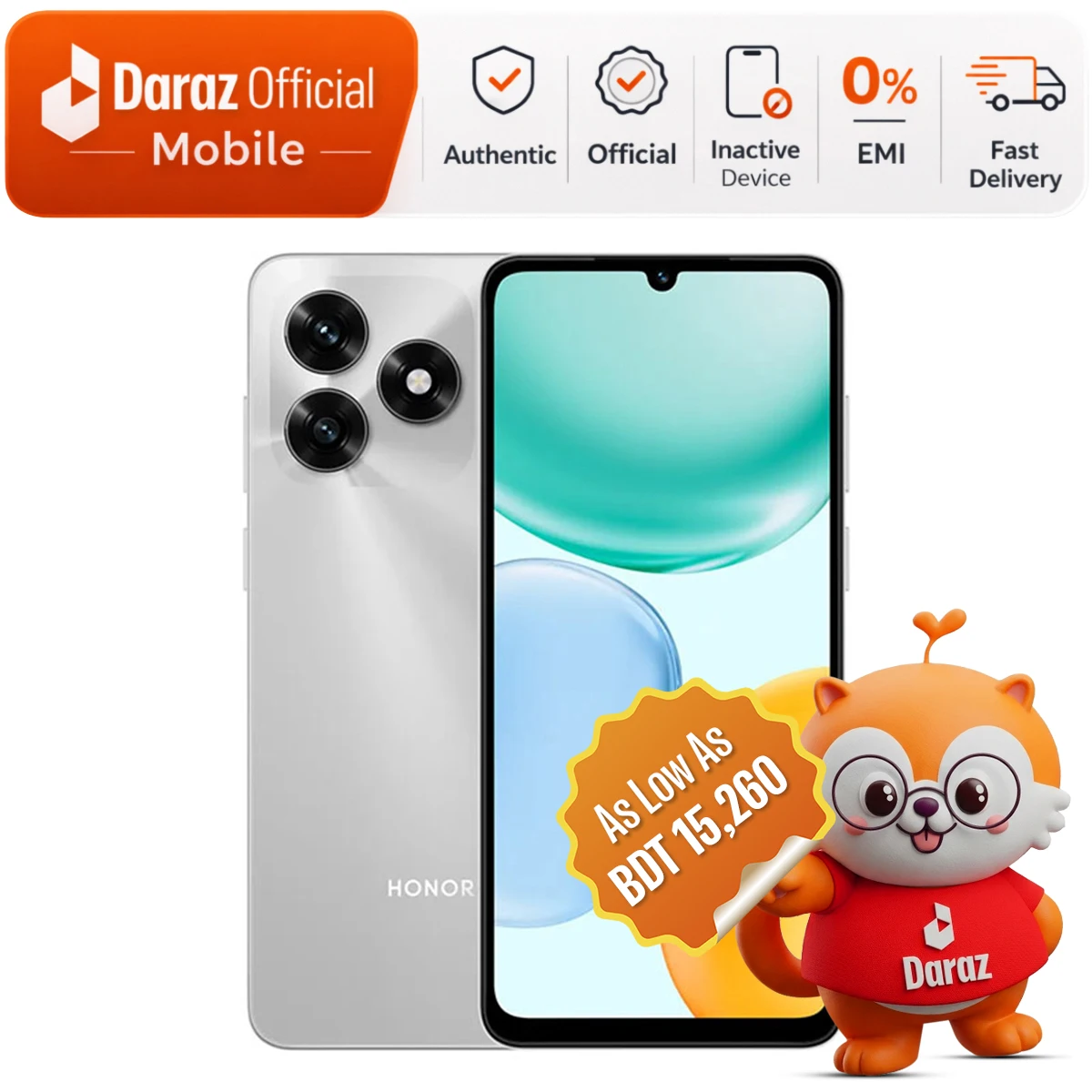 HONOR X5c Plus 4GB/128GB | 6.74" 90Hz | Official