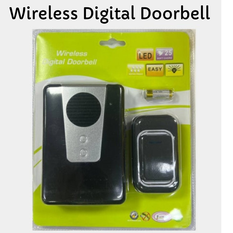 Wireless Digital Doorbell | Remote Control Wireless Doorbell | Waterproof & Easy Installation